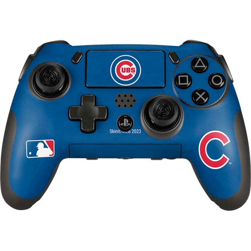 MLB Chicago Cubs - Solid Distressed PlayStation Scuf Vantage 2 Controller Skin